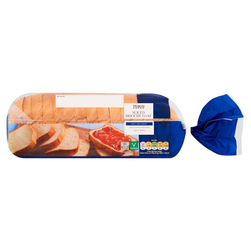 Tesco Sliced Brioche Loaf 500G