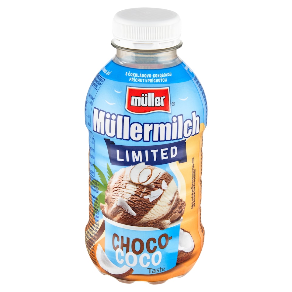 Obrázek 1 pro produkt Müller Müllermilch Mléčný nápoj s čokoládovo-kokosovou příchutí 400g