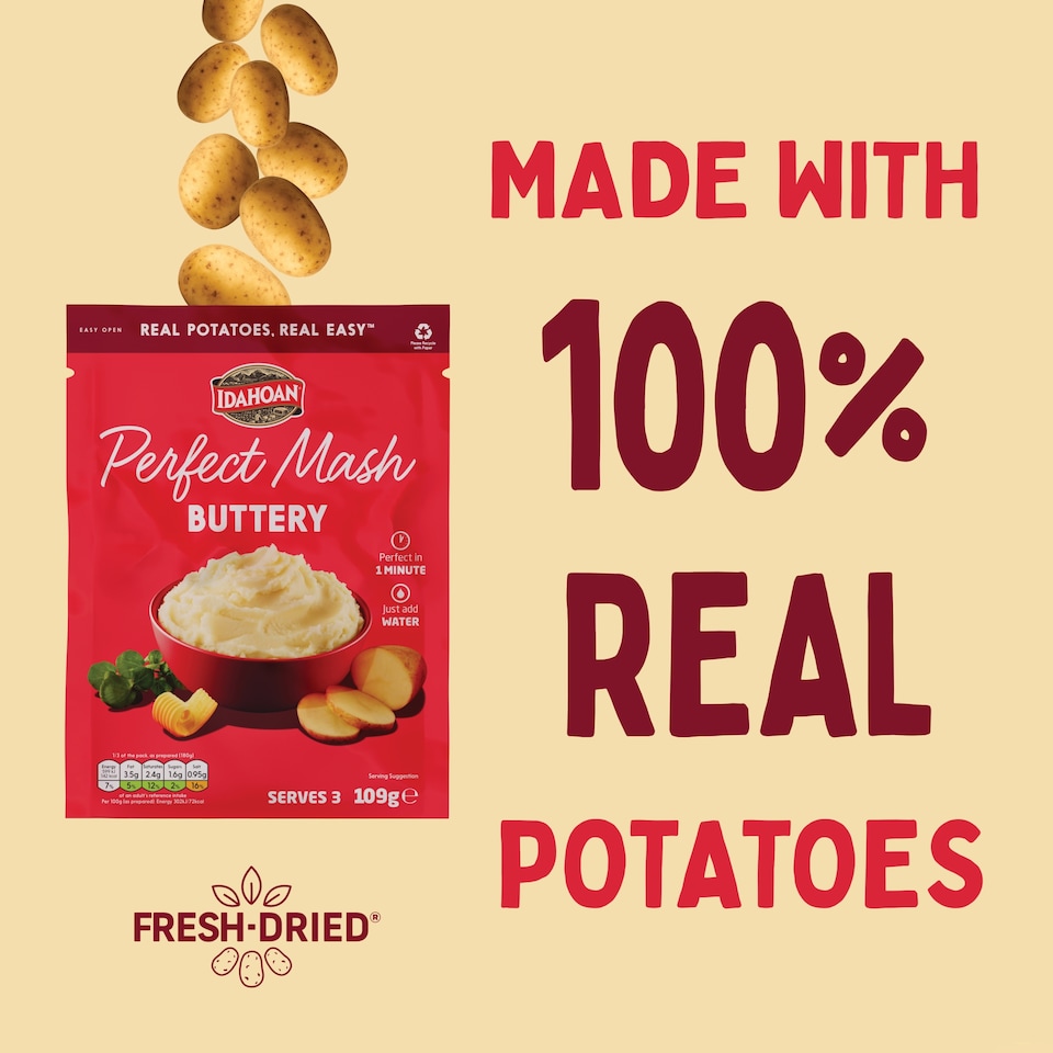 image 1 of Idahoan Perfect Mash Buttery 109g