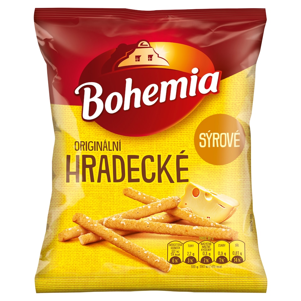Bohemia Original Hradec Cheese Sticks 90g