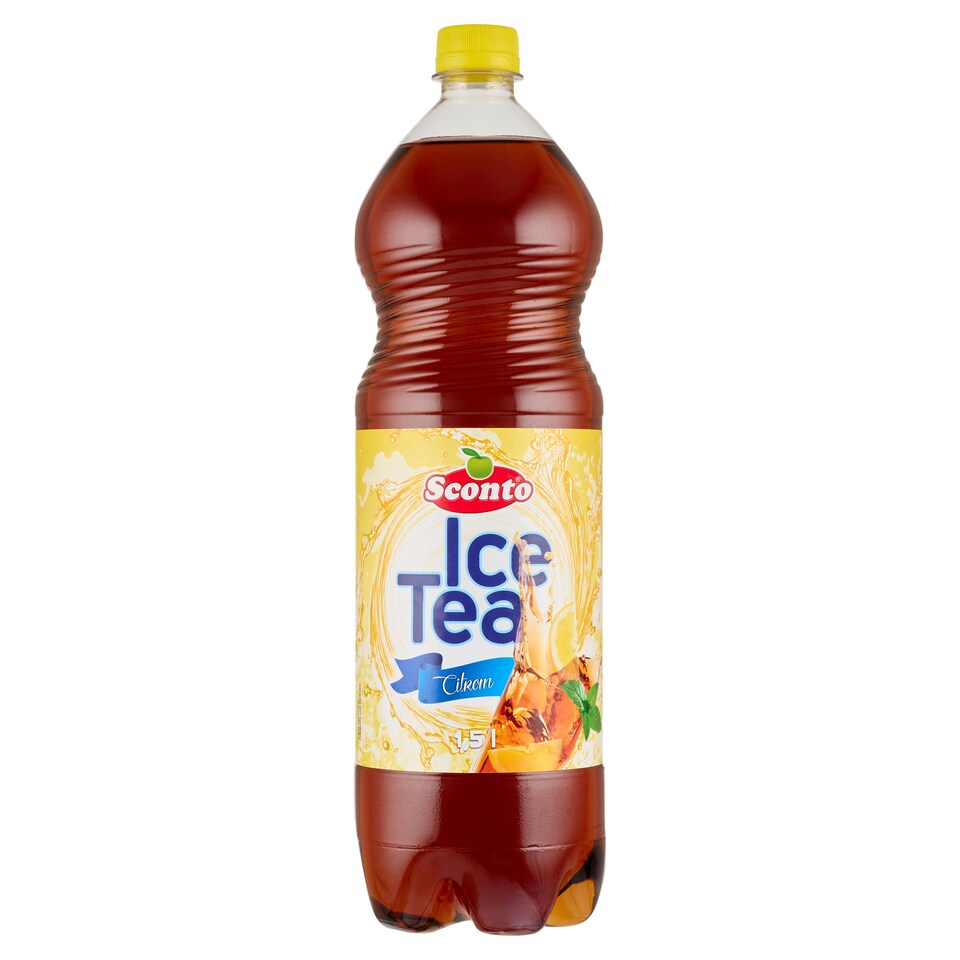 Sconto Ice Tea energiamentes citrom ízű üdítőital édesítőszerekkel 1,5 l