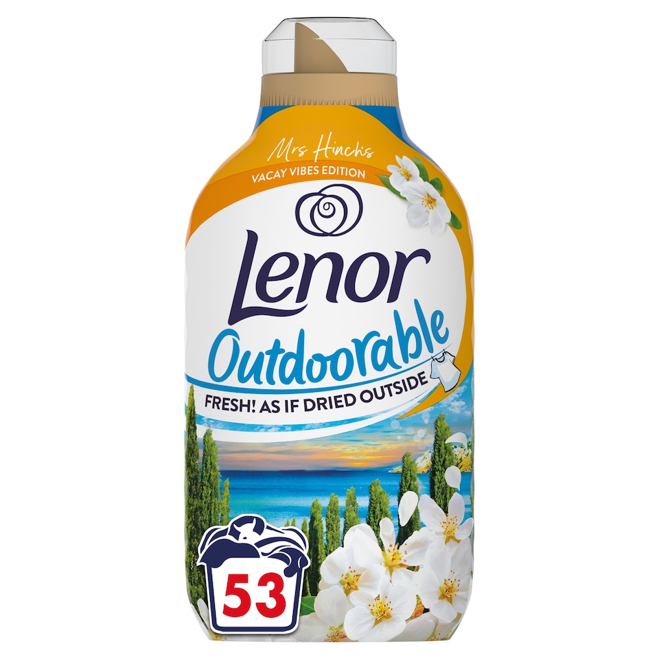 image 1 of Lenor Outdoorable Fabric Conditioner Orange Blossom & Coastal Cypress 53w 742ml