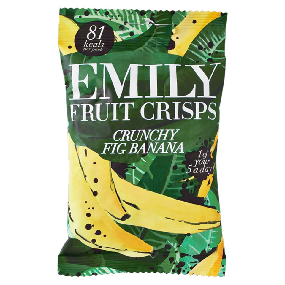 Emily Fruit Crisps Crunchy Fig Banana 18G