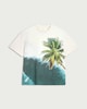 image 4 of F&F Boys Pure Cotton Paradise Print T-Shirt in Cream