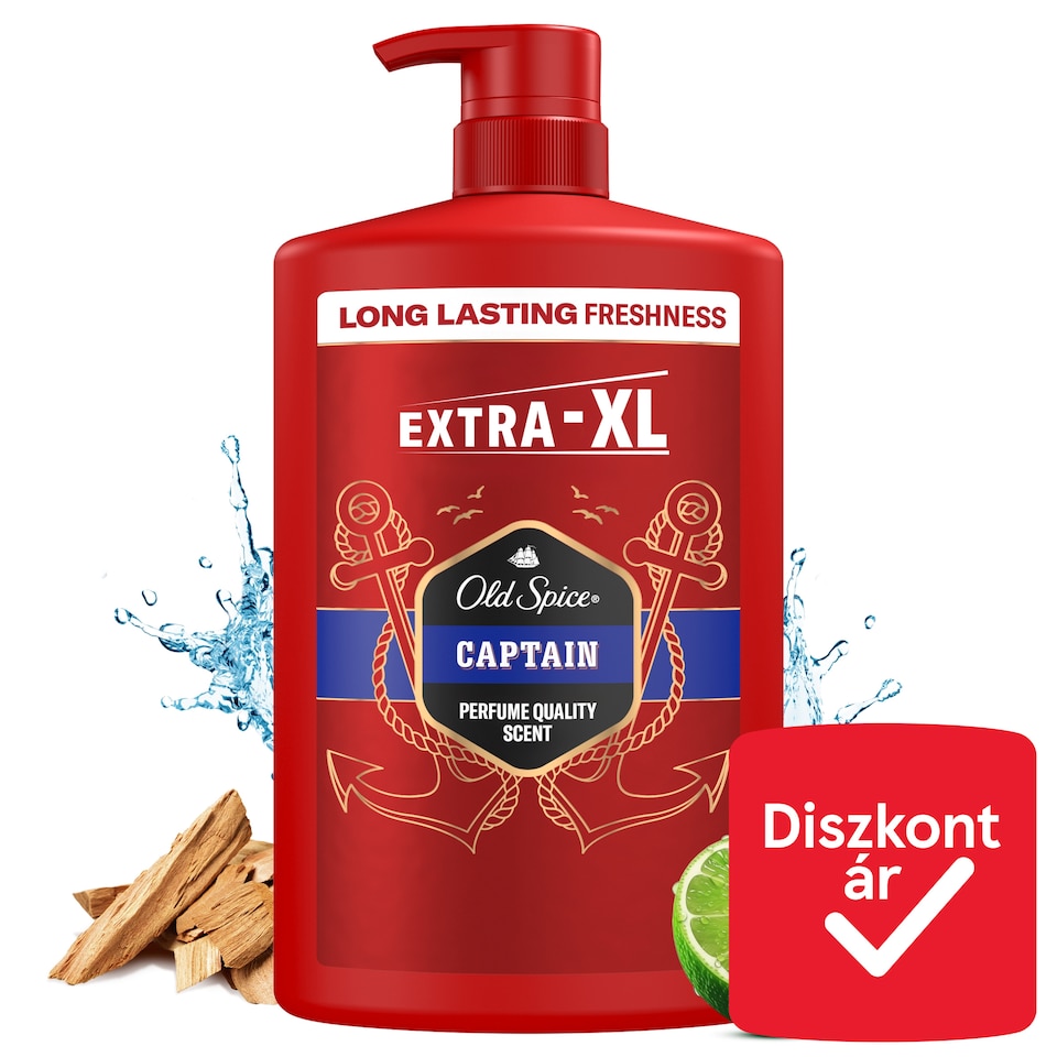 Old Spice Captain Férfi 3 az 1-ben Sampon és Tusfürdő, 1000 ml  1. kép