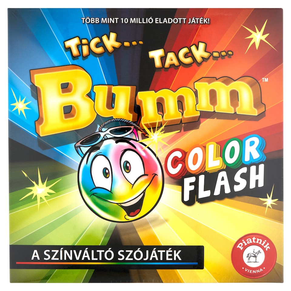 Piatnik Tick Tack Bumm Color Flash színváltó szójáték