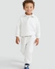 image 2 of F&F Boys 2-Piece Cotton Rich Polo Sweatshirt and Joggers Set in Grey