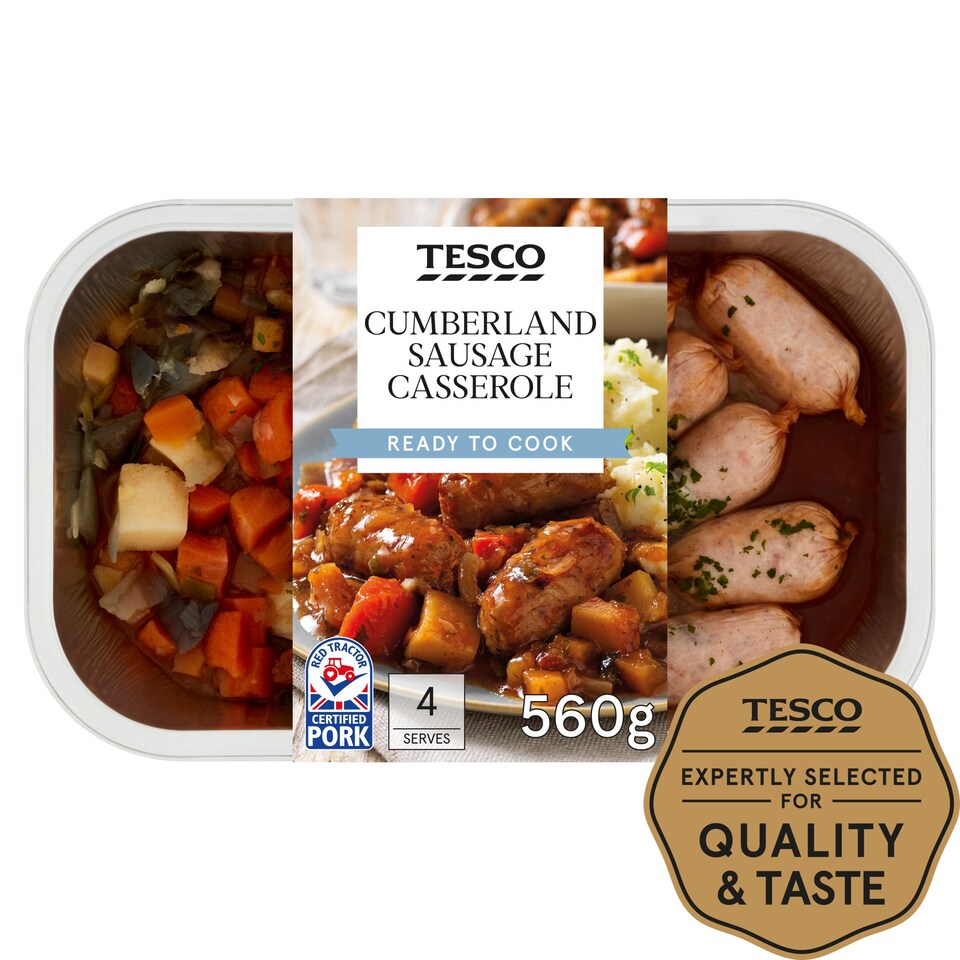 Tesco Cumberland Sausage Casserole 560G Tesco Groceries