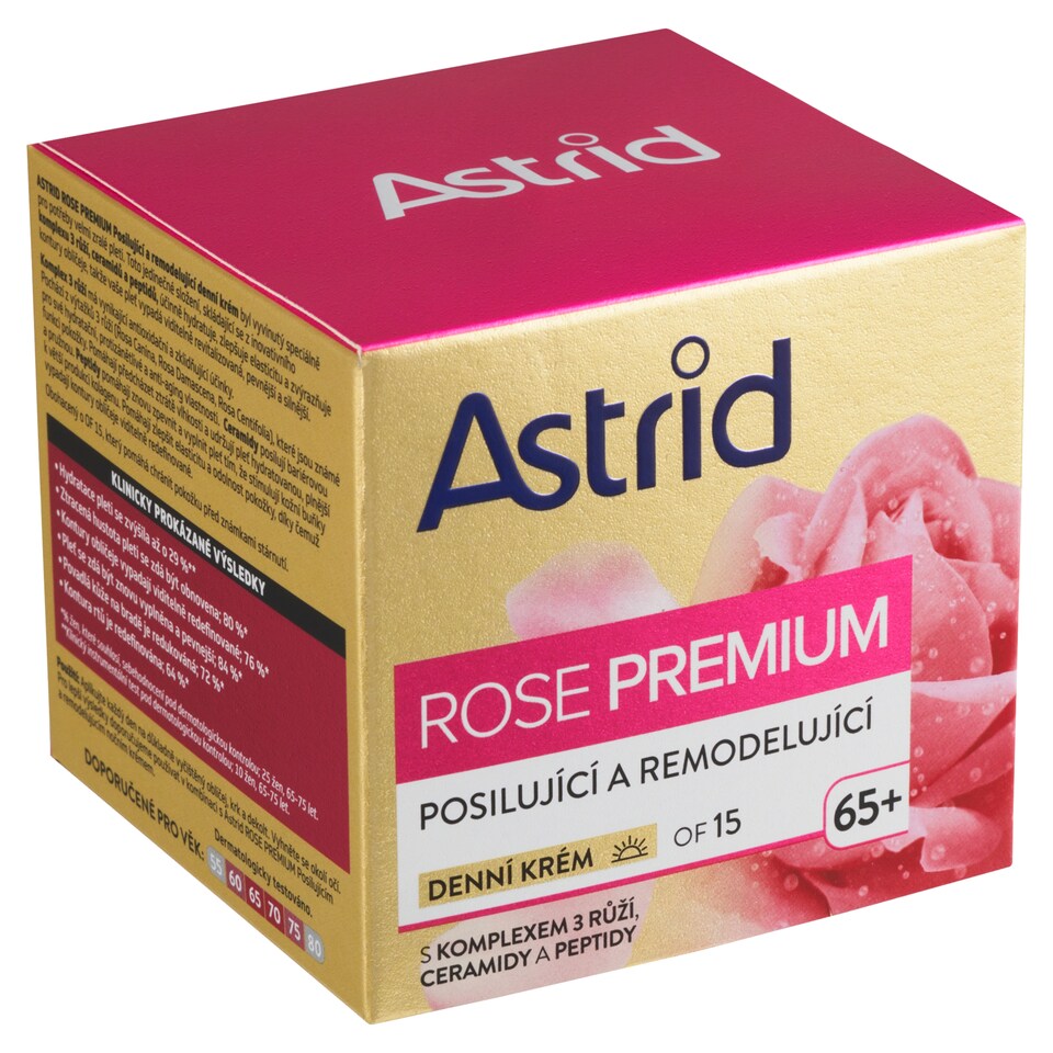 Obrázek 1 pro produkt Astrid Rose Premium posilující a remodelující denní krém OF 15 50ml
