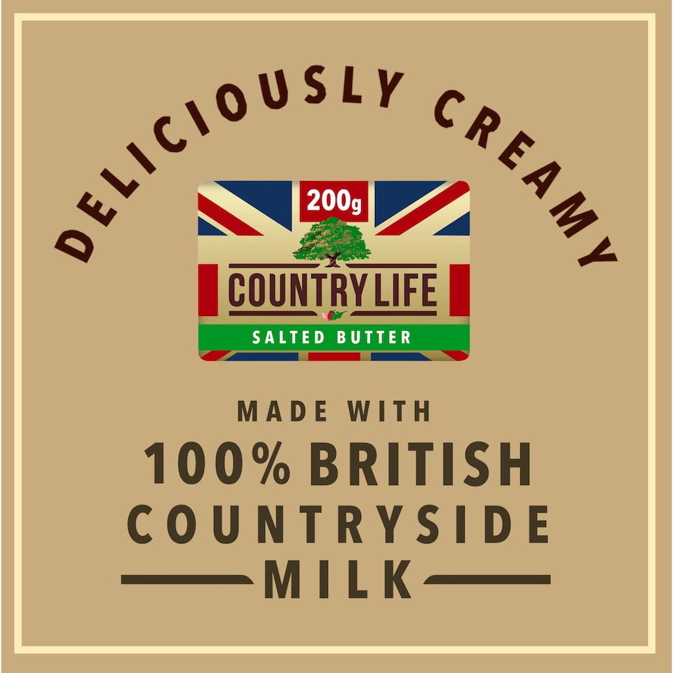 image 1 of Country Life British Salted Block Butter 200g