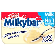 Nestle Milkybar White Chocolate Dessert 2 X70g