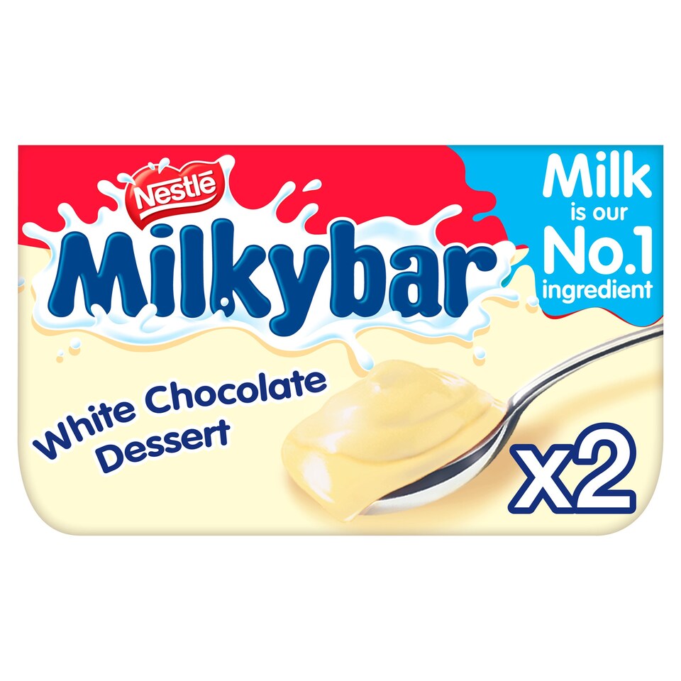 Nestle Milkybar White Chocolate Dessert 2 X70g