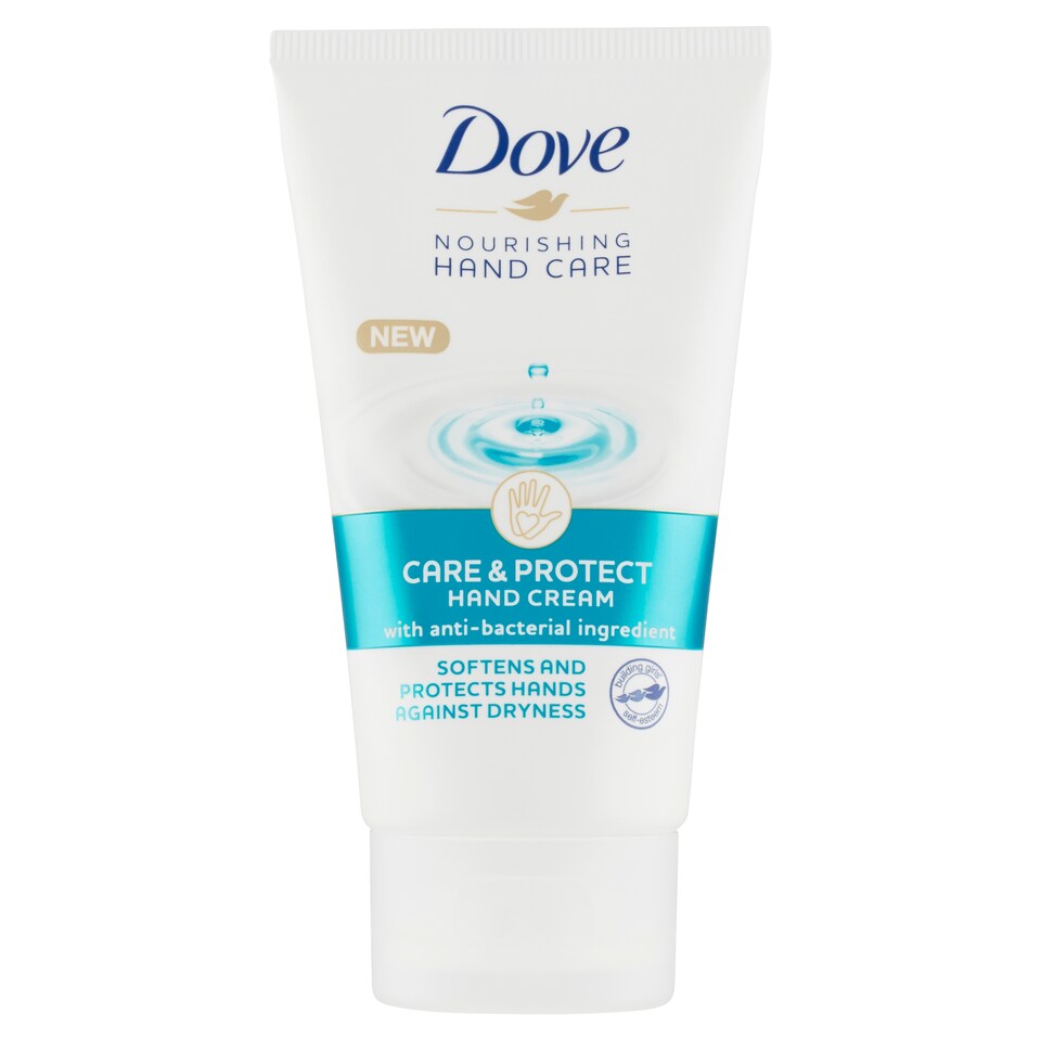 image 1 of Dove Care & Protect Hand Cream with Antibacterial Component 75ml