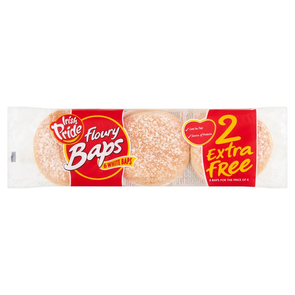 Irish Pride Floury Bap 4 Pack