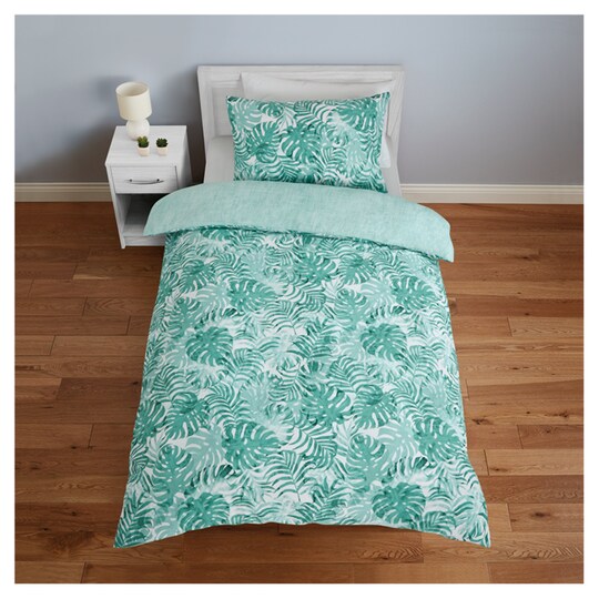 Tesco Palm Duvet Set Single Tesco Single Duvets Tesco Groceries