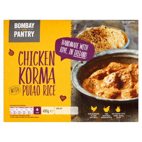Chicken Korma And Pulao Rice 450G Tesco Groceries