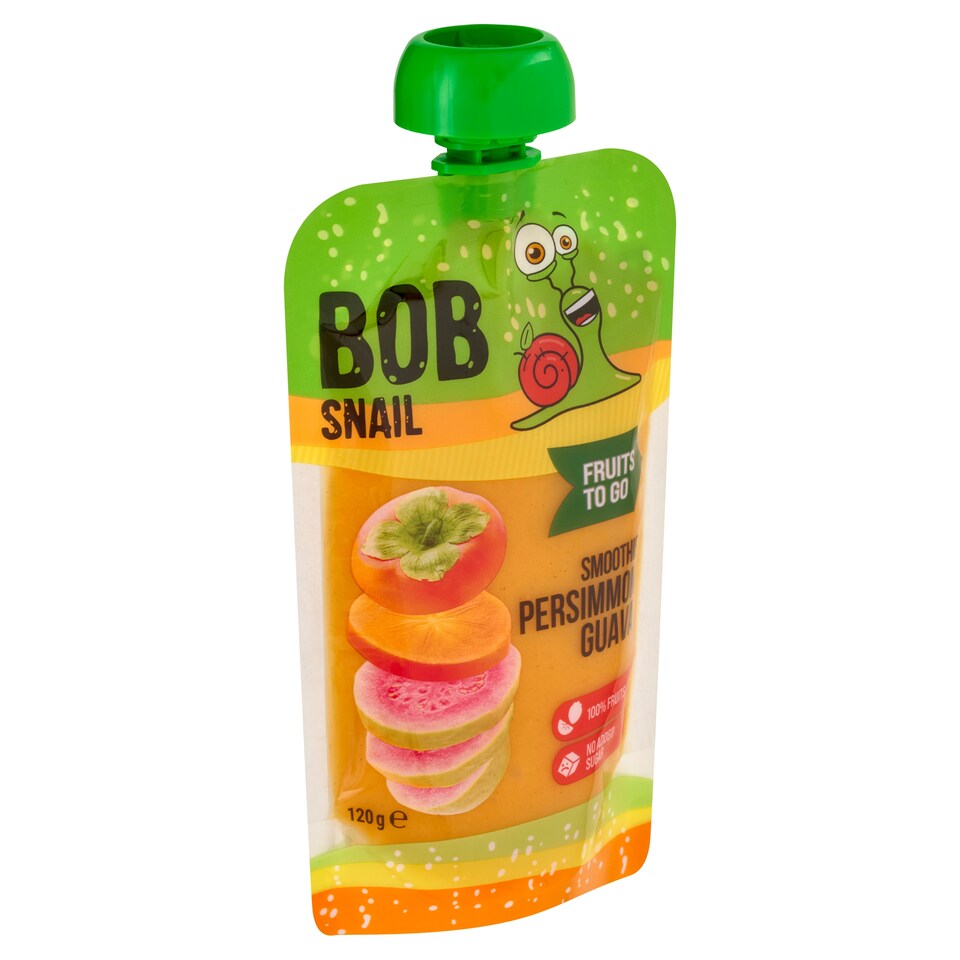 image 1 of Šnek Bob Smoothie Persimmon Guava 120g