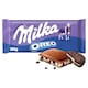 image 2 of Milka Oreo Alpine Milk Chocolate with Cocoa Biscuit Bits & Vanilla Flavored Milk Cream Filling 100 g