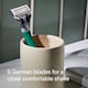 image 2 of Harry's 5 Blade Razor Tropical Green