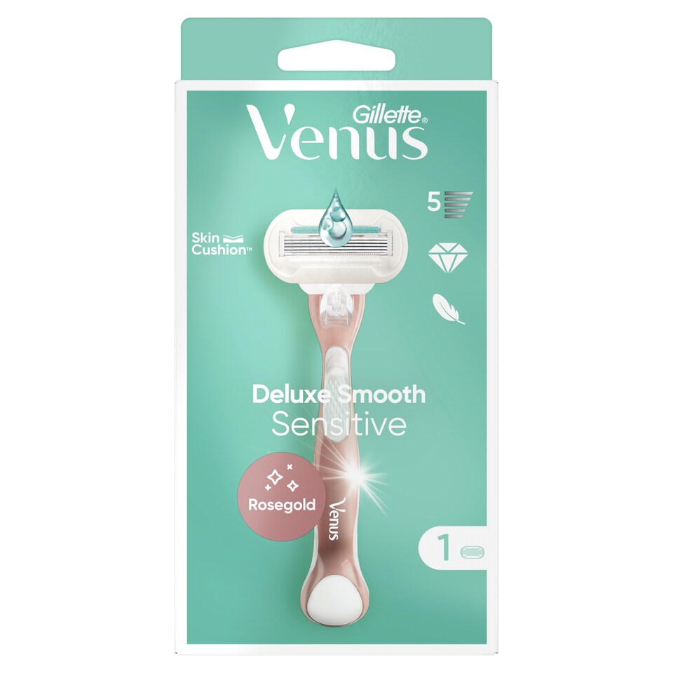 obrázok 1 z Venus Deluxe Smooth Sensitive RoseGold Holiaci Strojček – 1 Holiaca Hlavica