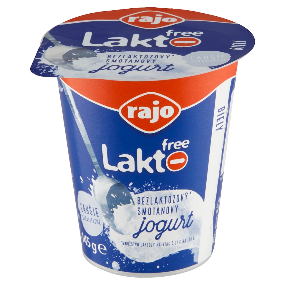 obrázok 1 z Rajo Lakto Free Smotanový jogurt biely 145 g