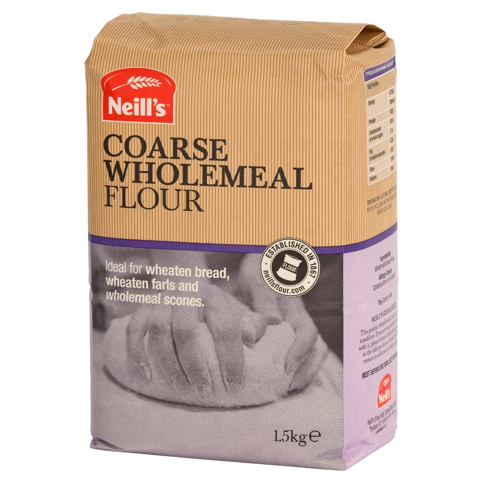 Neills Coarse Wholemeal Flour 1.5Kg