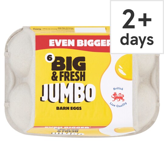 Big & Fresh Jumbo 6 Eggs Tesco Groceries