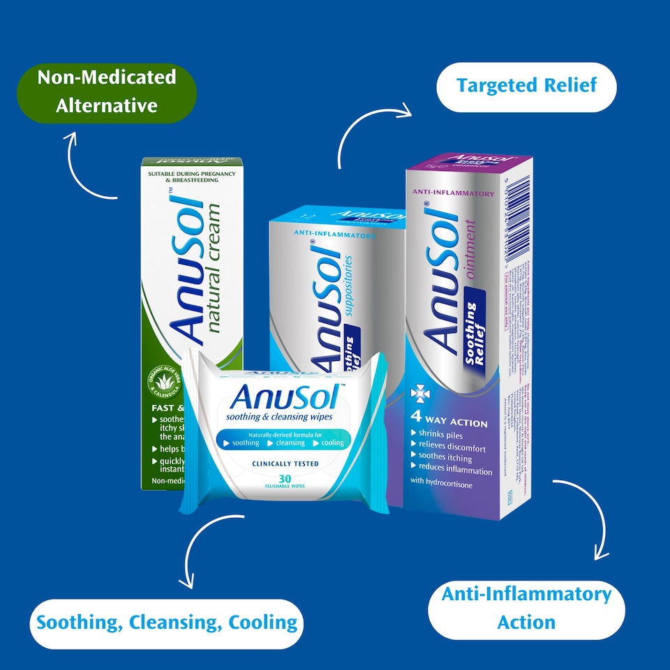 image 1 of AnuSol Soothing Relief Suppositories 12s