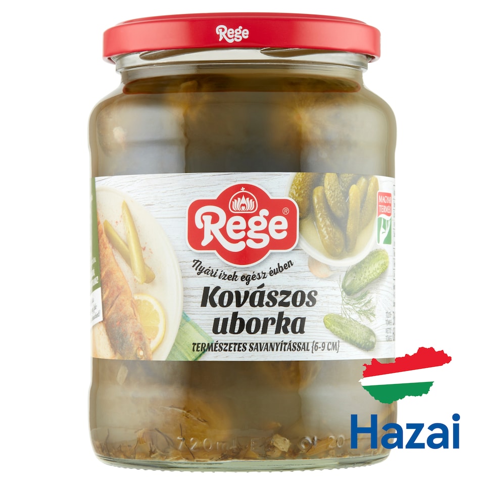 Rege kovászos uborka természetes savanyítással 6-9 cm 680 g  1. kép