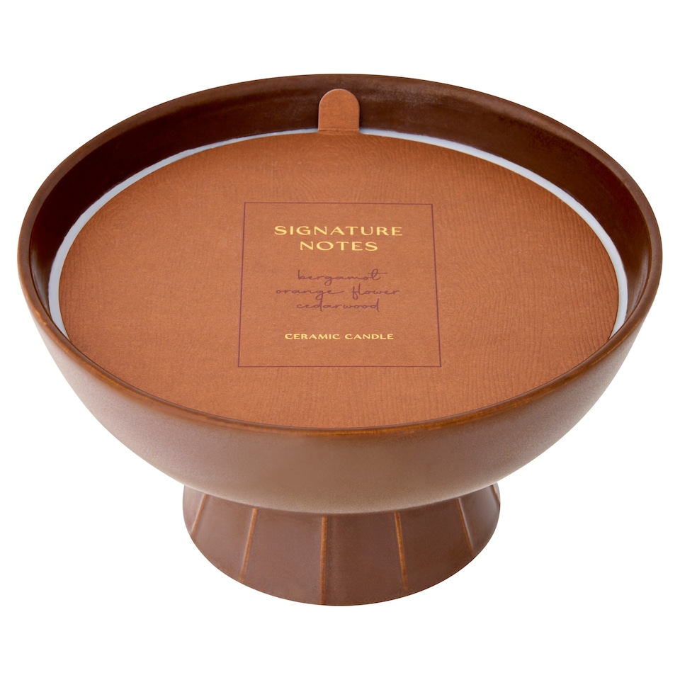 image 1 of  F&F Home Signature Notes Bergamot, Orange Flower & Cedarwood Multi-Wick Candle 370g