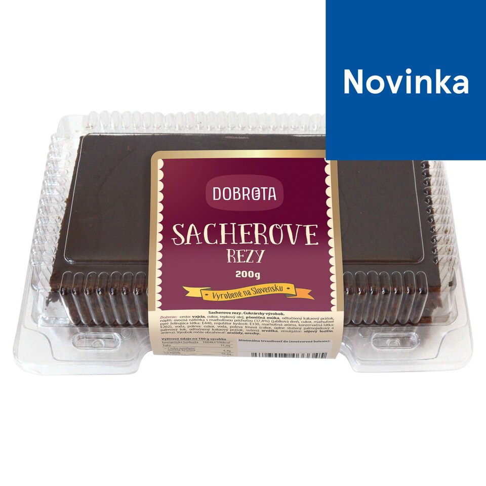 Dobrota Sacher rezy 200 g