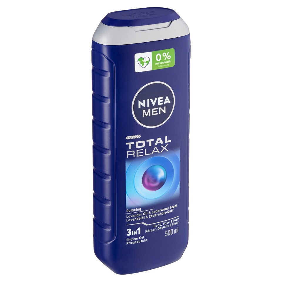 Obrázek 1 pro produkt Nivea Men Total Relax 3 v 1 Sprchový gel 500ml