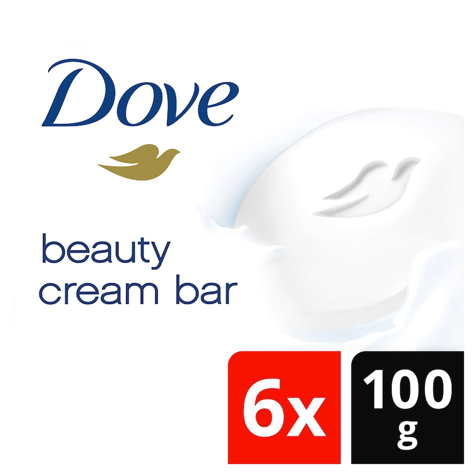 image 1 of Dove Original Bar Soap 6X100g