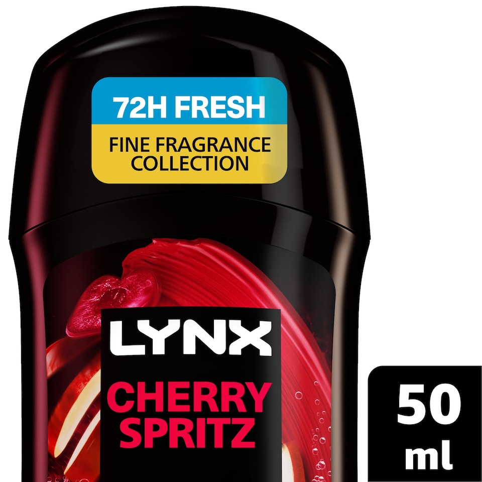 image 1 of Lynx Fine Fragrance Cherry Spritz Deodorant Stick 50ml