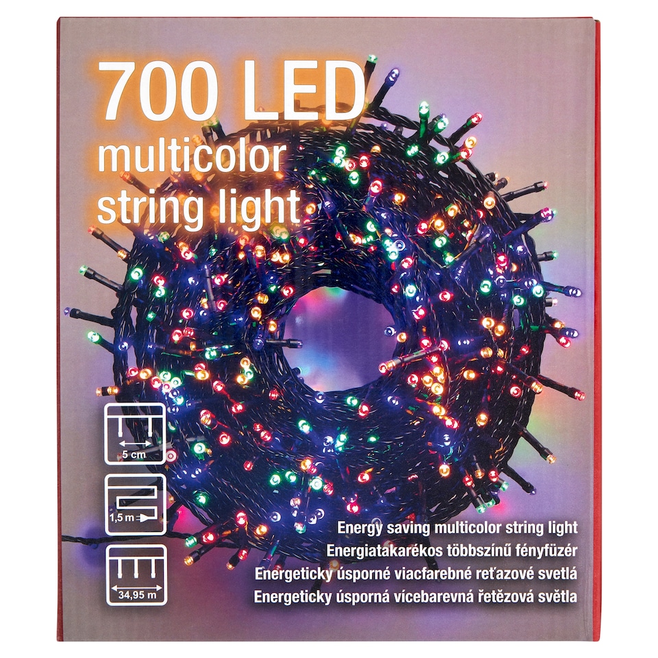 obrázok 1 z Snow Meister SM2685 700 LED energeticky úsporné viacfarebné reťazové svetlá