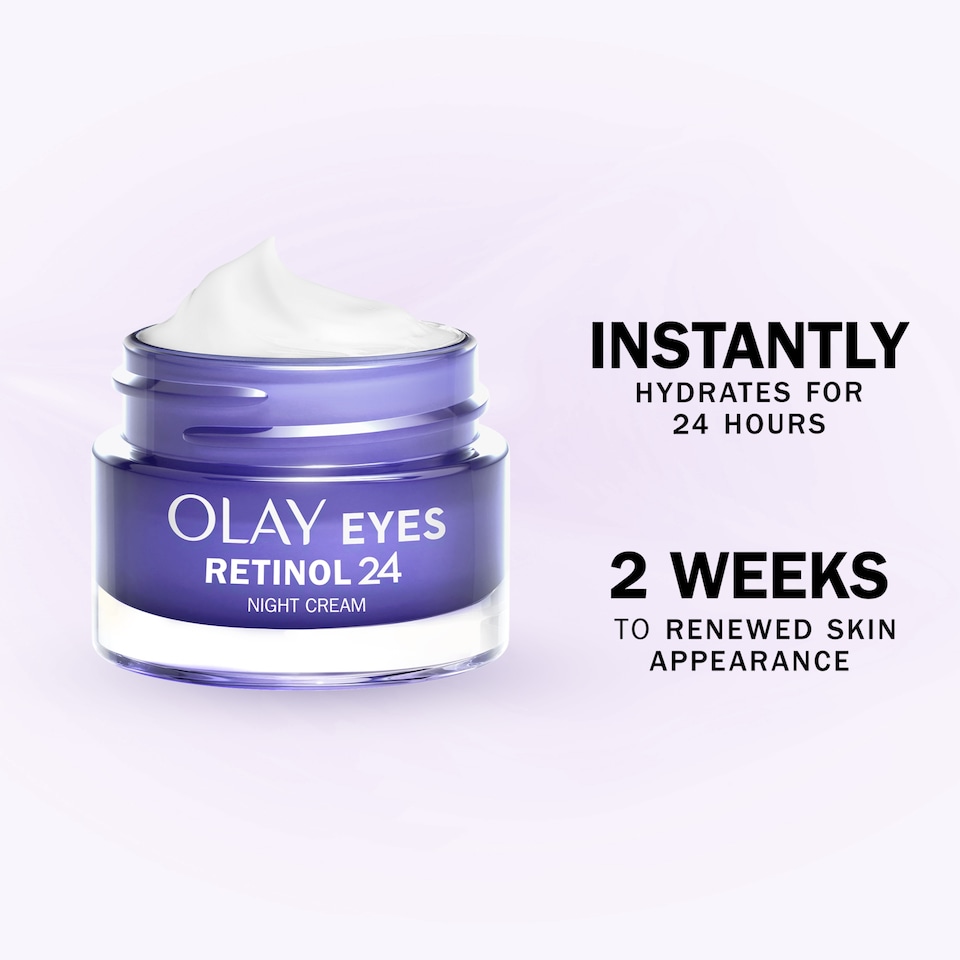 image 1 of Olay Retinol 24 Night Eye Cream Moisturiser 15ml