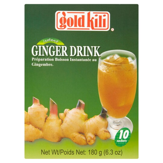 GOLD KILI INSTANT GINGER DRINK 10S 180G Tesco Groceries