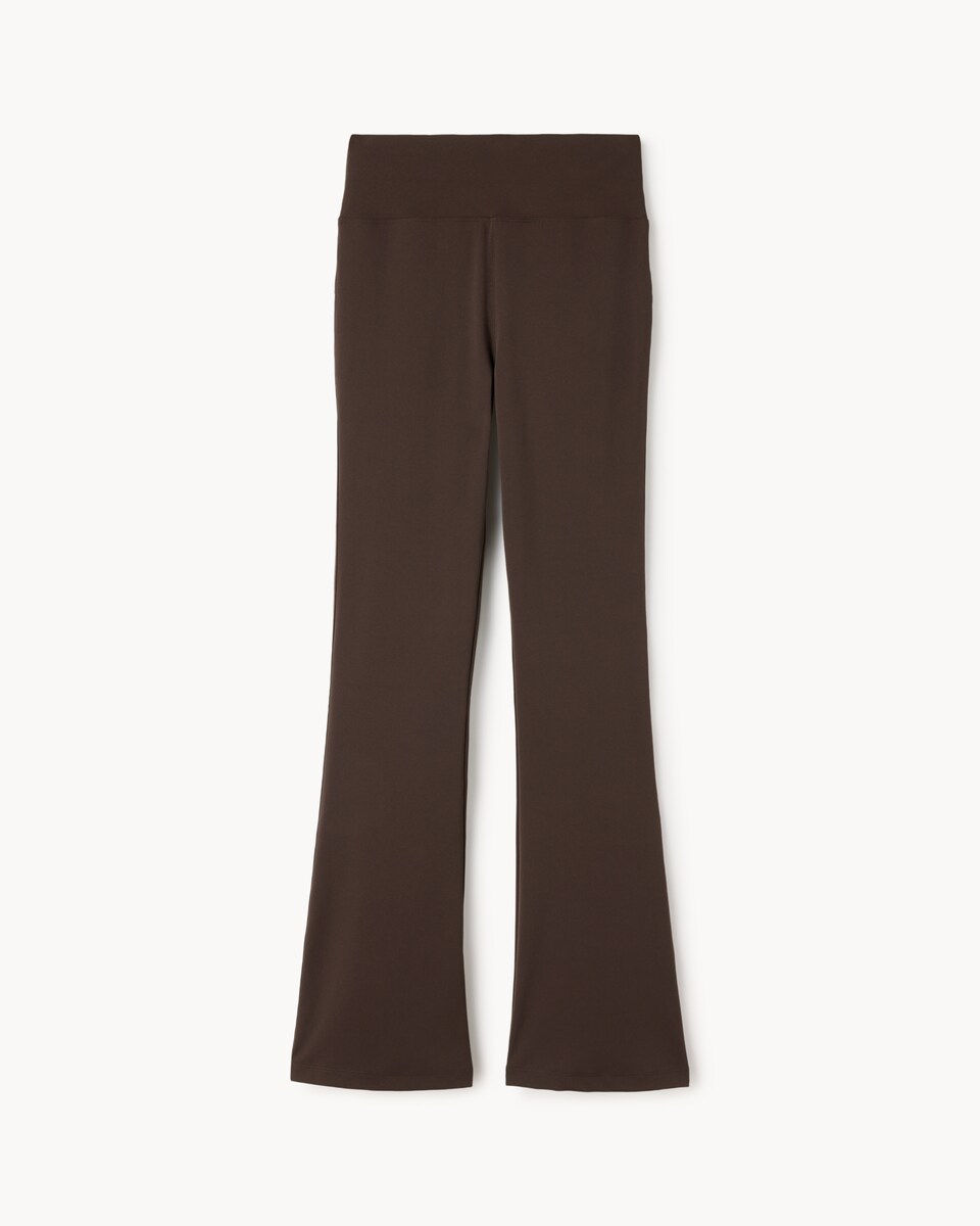 F&F Active ULTRASTRETCH Flared Leggings in Brown