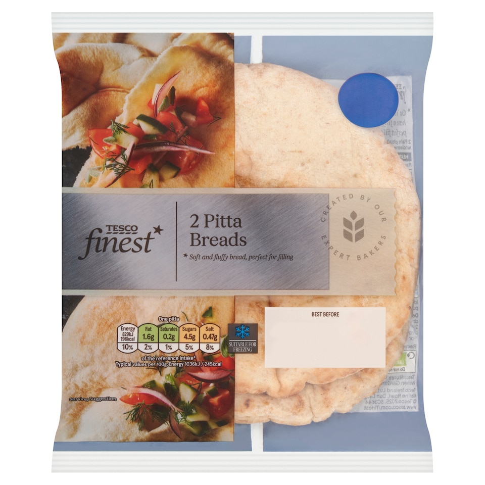 Tesco Finest Pitta 2x80g