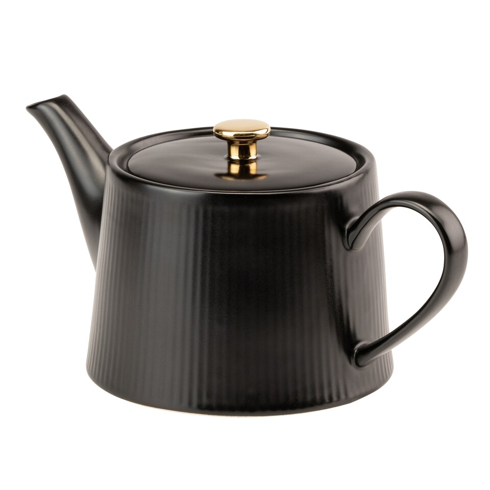 image 1 of Style Sisters Black Teapot