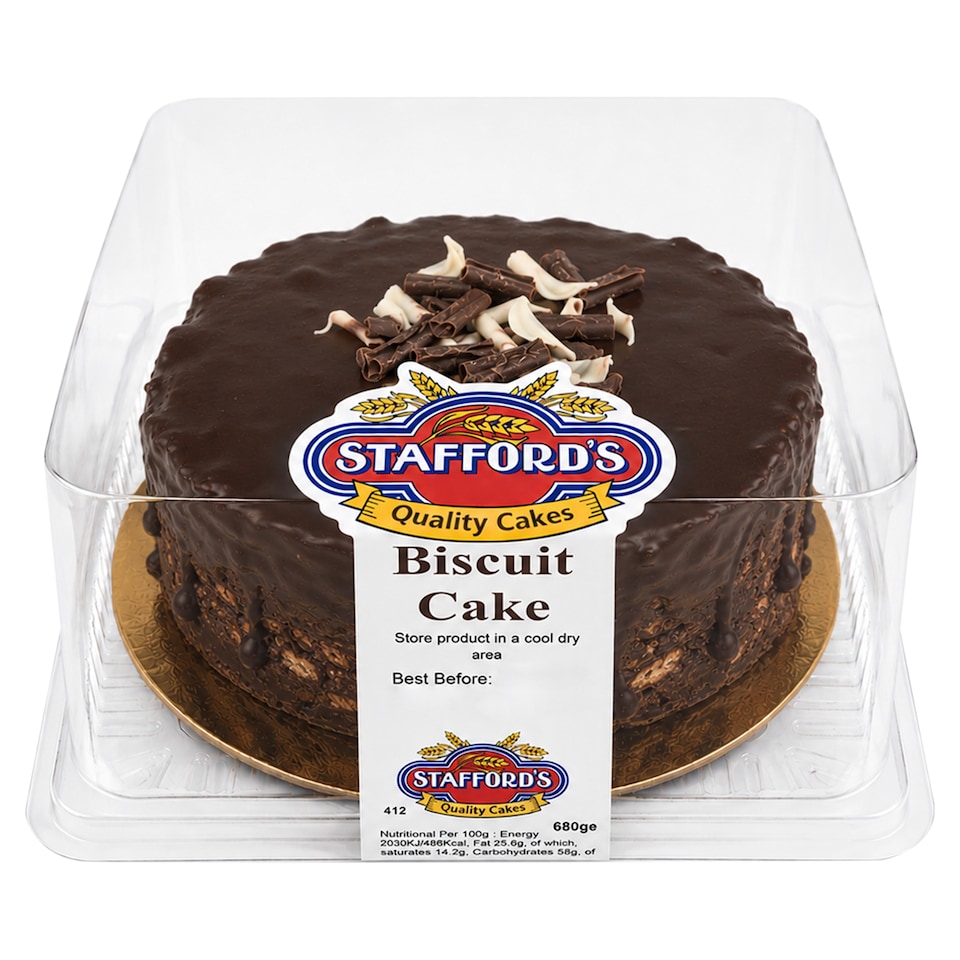 Stafford's Bkry Biscuit Cake 680G