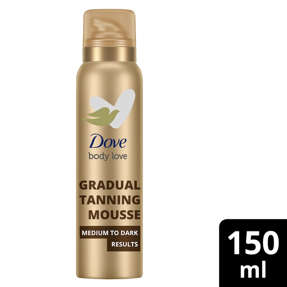 image 1 of Dove Dermaspa Gradual Body Mousse Medium To Dark 150Ml