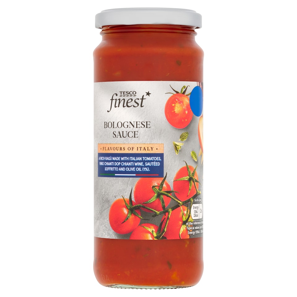 TESCO FINEST BOLOGNESE PASTA SAUCE 340G