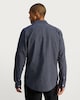image 3 of F&F Cotton Rich Crinkle Check Print Long Sleeved Shirt in Navy