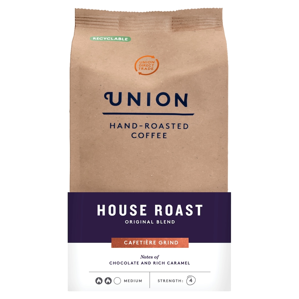 Union House Roast Cafetiere Grind Coffee 200G