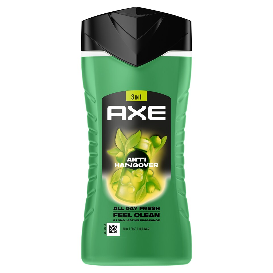 AXE Anti Hangover 3 in 1 Shower Gel for Body, Face and Hair 250 ml