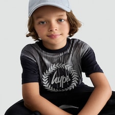 Hype Pure Cotton Drip Logo T-Shirt in Blue