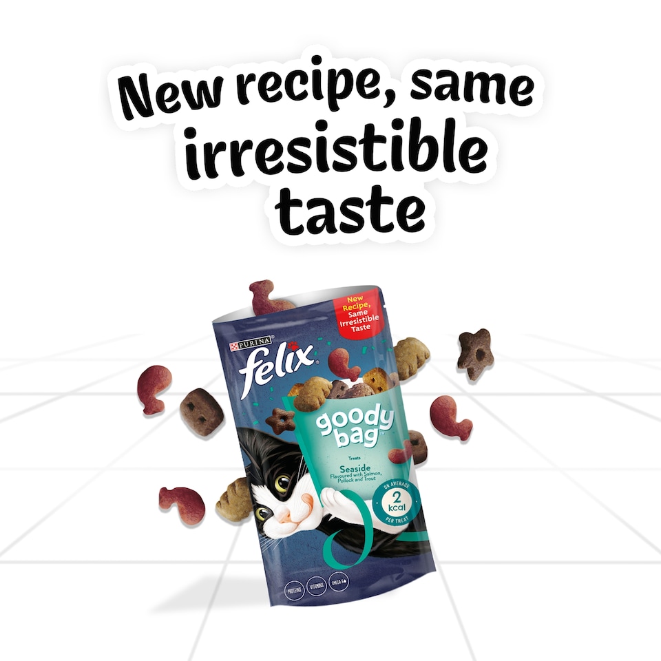 image 1 of Felix Goody Bag Cat Treats Seaside Mix 60G