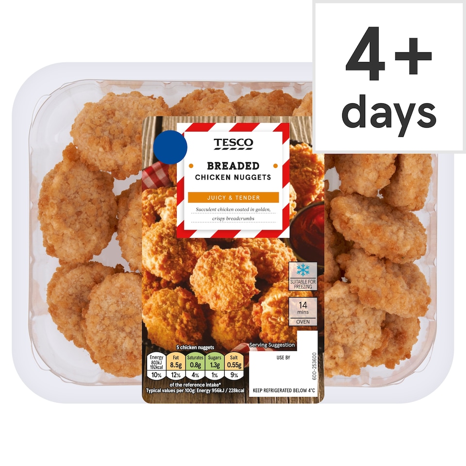 Tesco Breaded Chicken Nuggets 400g