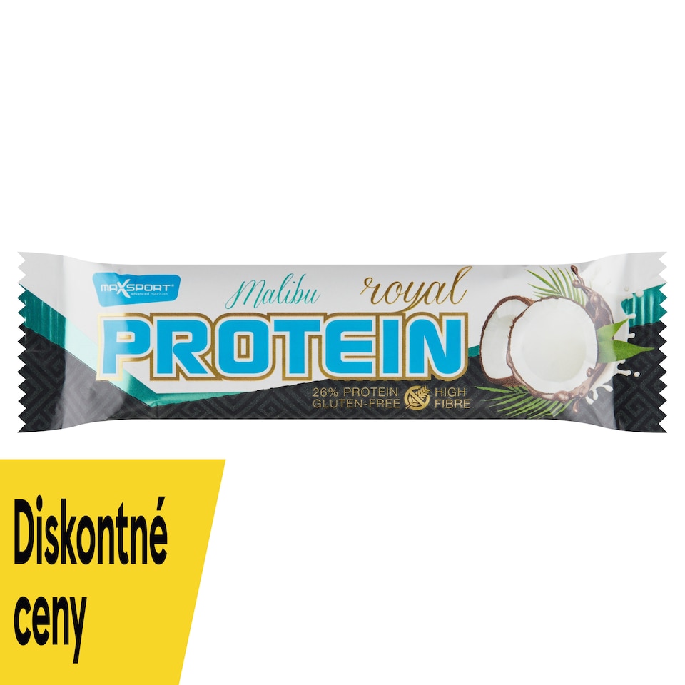 MaxSport Royal Protein Bar with Coconut Dipped in Milk Chocolate 60 g